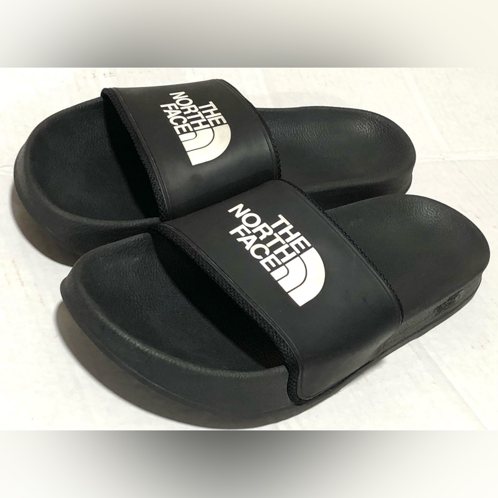 The North Face Black Slide Sandals with Logo - Picture 2 of 9